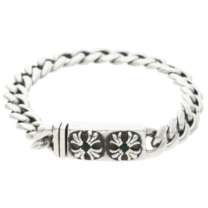 Chrome Hearts ID MINI CHX Silver Bracelet Size 25LINK