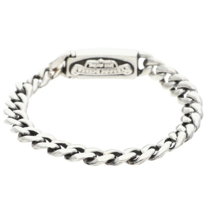 Chrome Hearts ID MINI CHX Silver Bracelet Size 25LINK