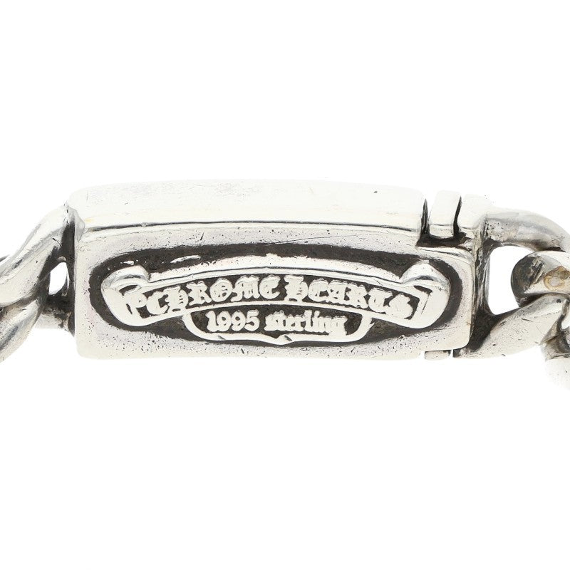 Chrome Hearts ID MINI CHX Silver Bracelet Size 25LINK