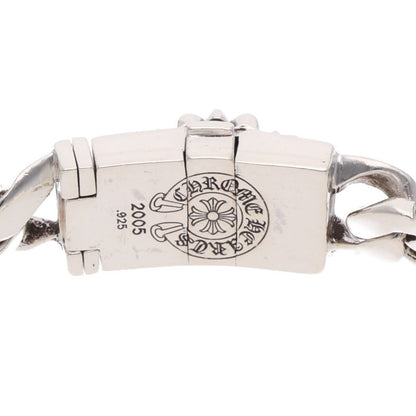 Chrome Hearts KEEPER LINK P D Bracelet Silver Size 5LINK