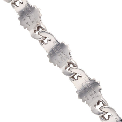 Chrome Hearts KEEPER LINK P D Bracelet Silver Size 5LINK
