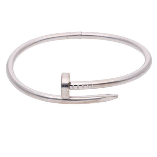 Cartier Juste Un Clou 18K White Gold Bracelet Size 17