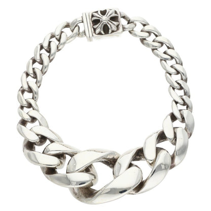 Chrome Hearts Tapered Classic Link Silver Bracelet