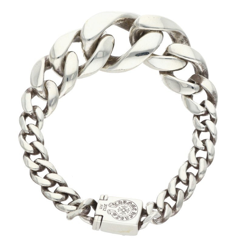 Chrome Hearts Tapered Classic Link Silver Bracelet
