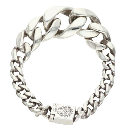 Chrome Hearts Tapered Classic Link Silver Bracelet