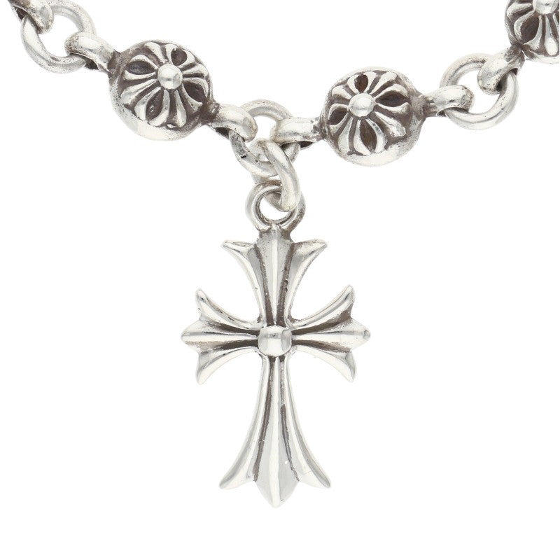 Chrome Hearts NO1 BALL CH CROSS Silver Bracelet