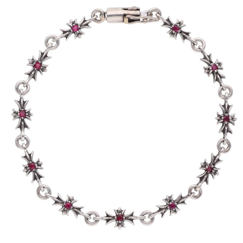 Chrome Hearts TNY E CH PLS P RUBY Ruby Bracelet Size 11LINK