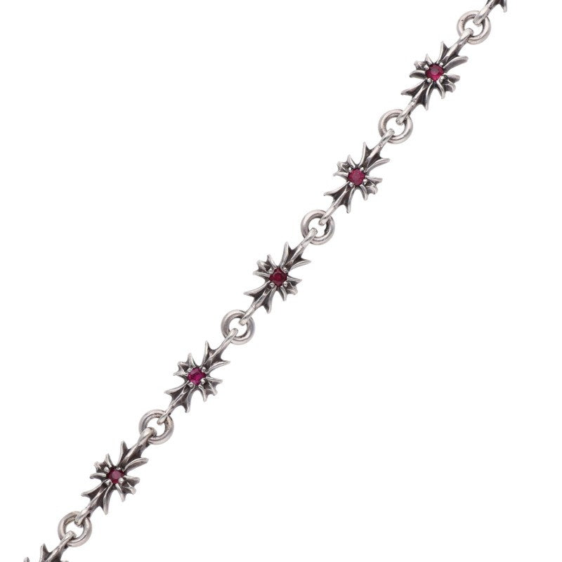 Chrome Hearts TNY E CH PLS P RUBY Ruby Bracelet Size 11LINK