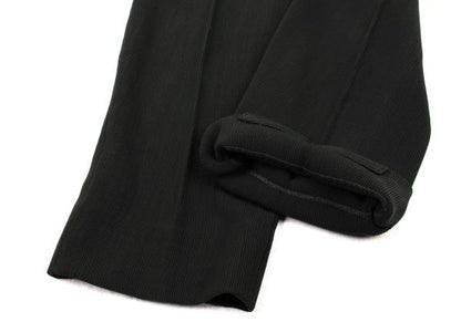 ISSEY MIYAKE MEN Wool Rib Stand Collar Suit Deep Green