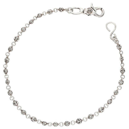 Chrome Hearts 1MULTIBALL Long Wallet Chain Size ONE Silver