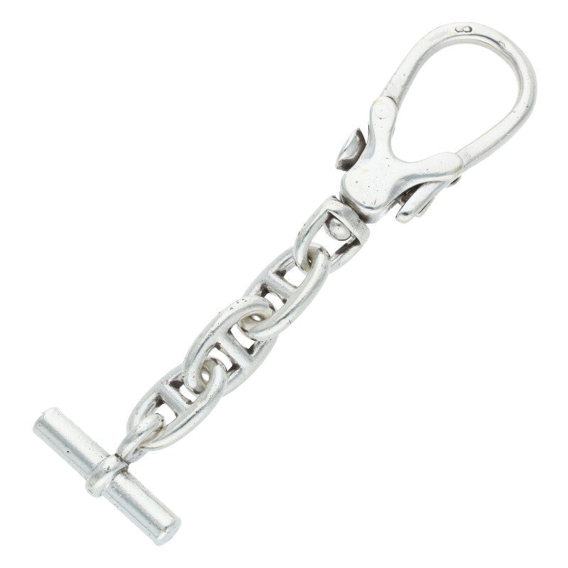 HERMES Chaine d'Ancre Silver Keyring Size ONE SIZE