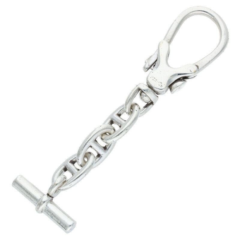 HERMES Chaine d'Ancre Silver Keyring Size ONE SIZE