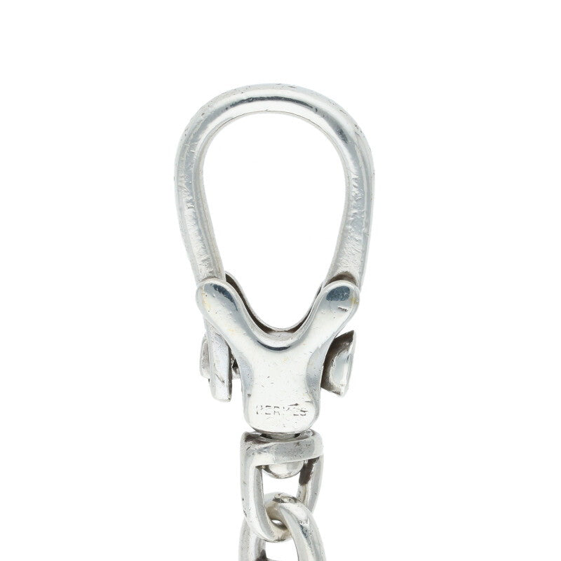 HERMES Chaine d'Ancre Silver Keyring Size ONE SIZE