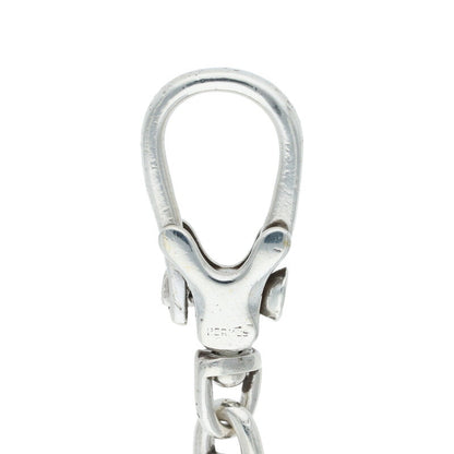 HERMES Chaine d'Ancre Silver Keyring Size ONE SIZE