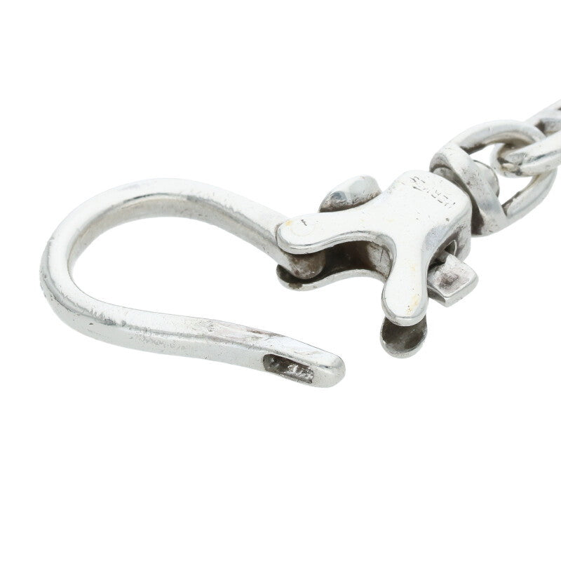 HERMES Chaine d'Ancre Silver Keyring Size ONE SIZE