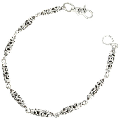 Chrome Hearts 9 Link Roller Silver Wallet Size ONE SIZE