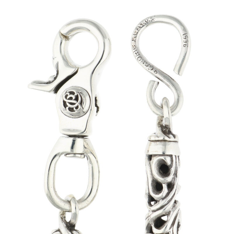 Chrome Hearts 9 Link Roller Silver Wallet Size ONE SIZE