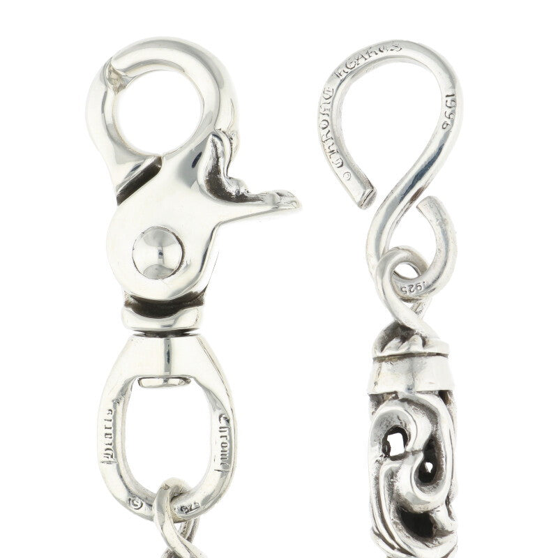Chrome Hearts 9 Link Roller Silver Wallet Size ONE SIZE