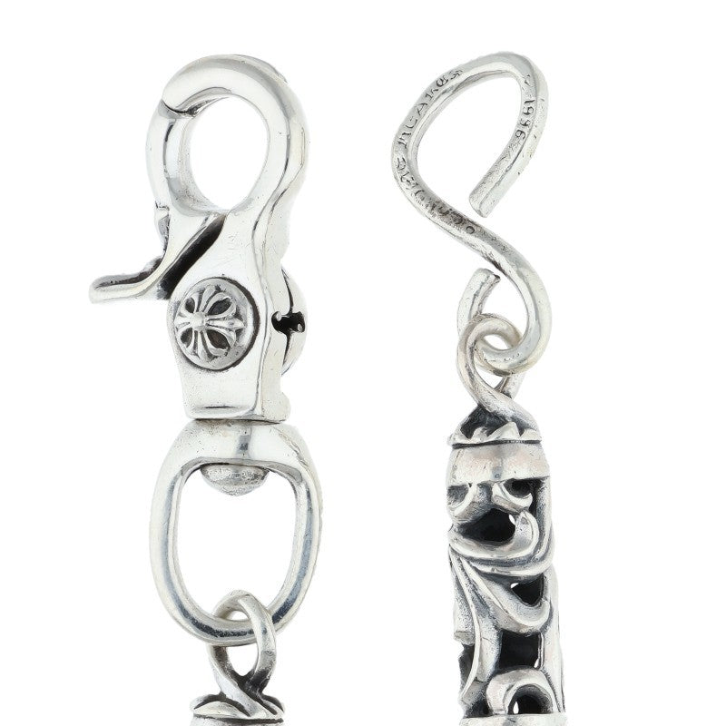Chrome Hearts 1 Clip 9 Link Long Roller Wallet Size ONE SIZE