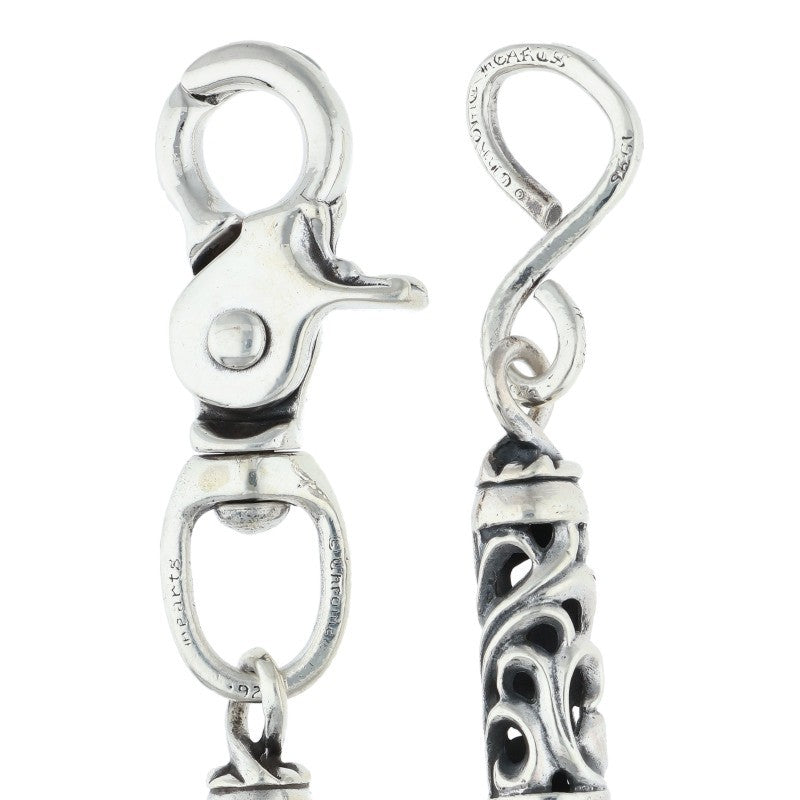 Chrome Hearts 1 Clip 9 Link Long Roller Wallet Size ONE SIZE