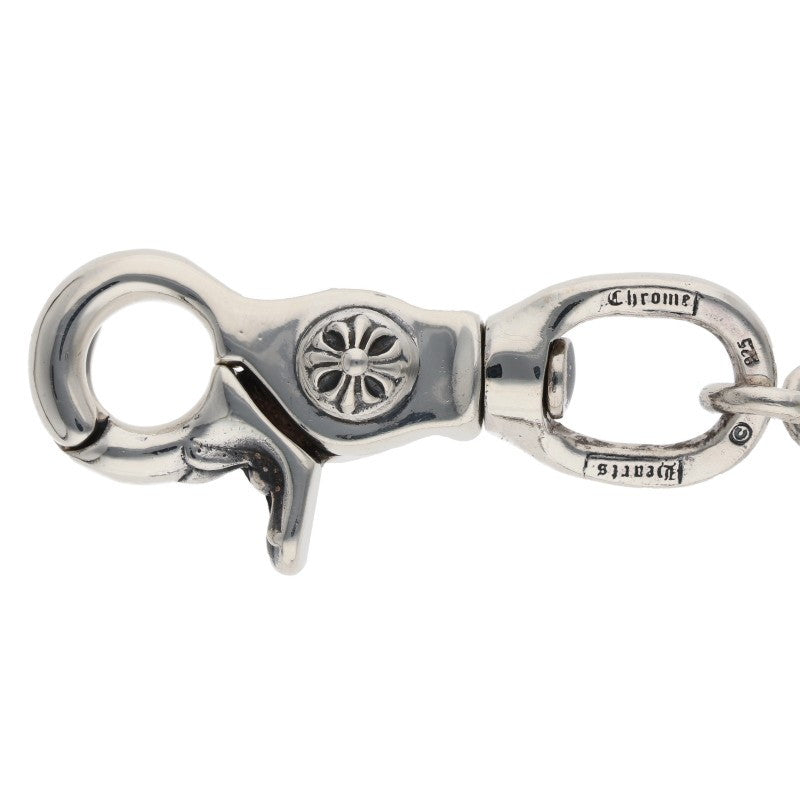 Chrome Hearts 2 Clip Long #2 Multi Ball Wallet Size Silver