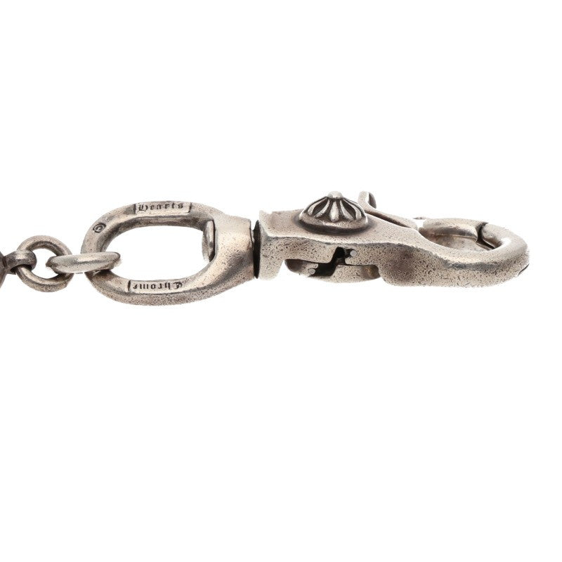 Chrome Hearts 1 Clip Long #2 Cross Ball Wallet Size Silver