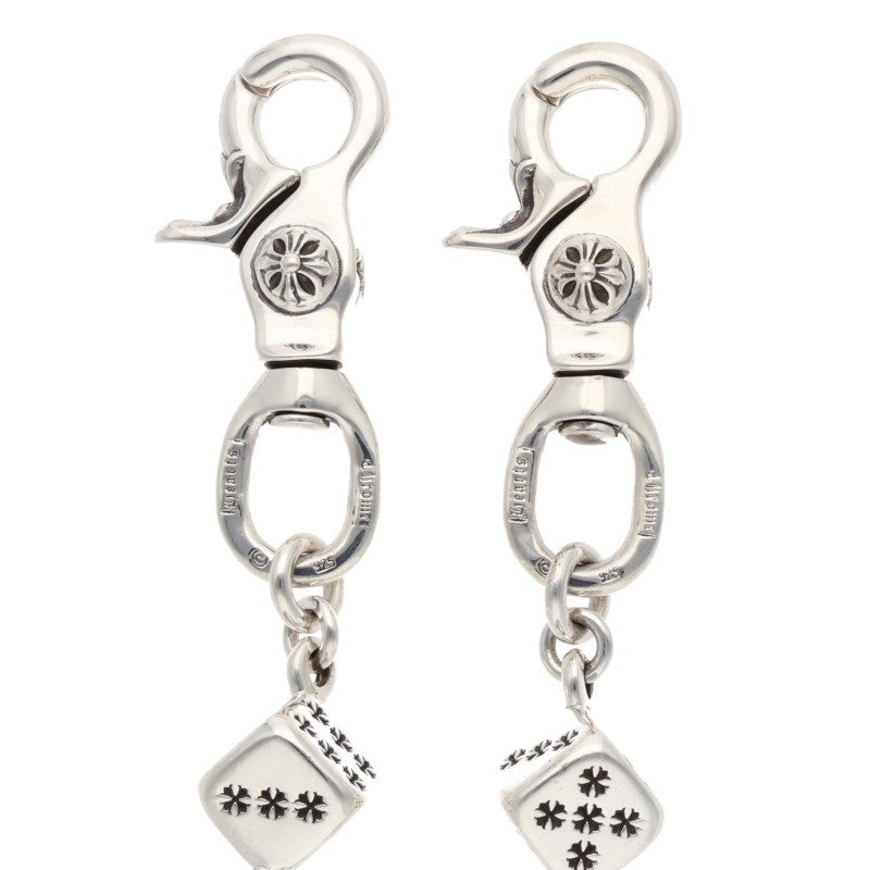 Chrome Hearts DICE LINK-2 2 Clip Silver Wallet Size ONE SIZE