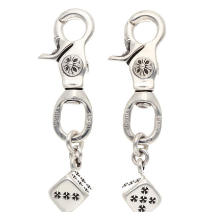 Chrome Hearts DICE LINK-2 2 Clip Silver Wallet Size ONE SIZE