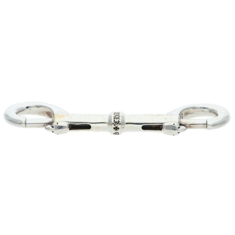 Chrome Hearts Double Clip Fleur-de-lis Silver Size ONE SIZE