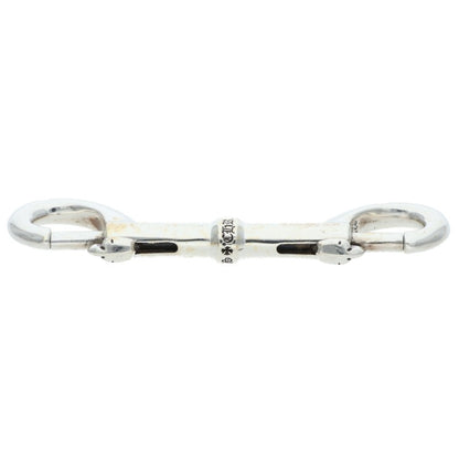 Chrome Hearts Double Clip Fleur-de-lis Silver Size ONE SIZE