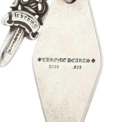 Chrome Hearts SMALL HOTEL KEY Silver Key Ring Size ONE SIZE