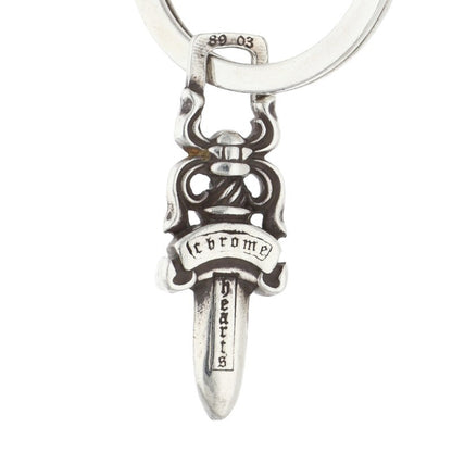 Chrome Hearts SMALL HOTEL KEY Silver Key Ring Size ONE SIZE