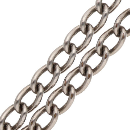Balenciaga Tags Wallet Chain Silver