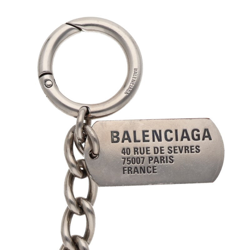 Balenciaga Tags Wallet Chain Silver