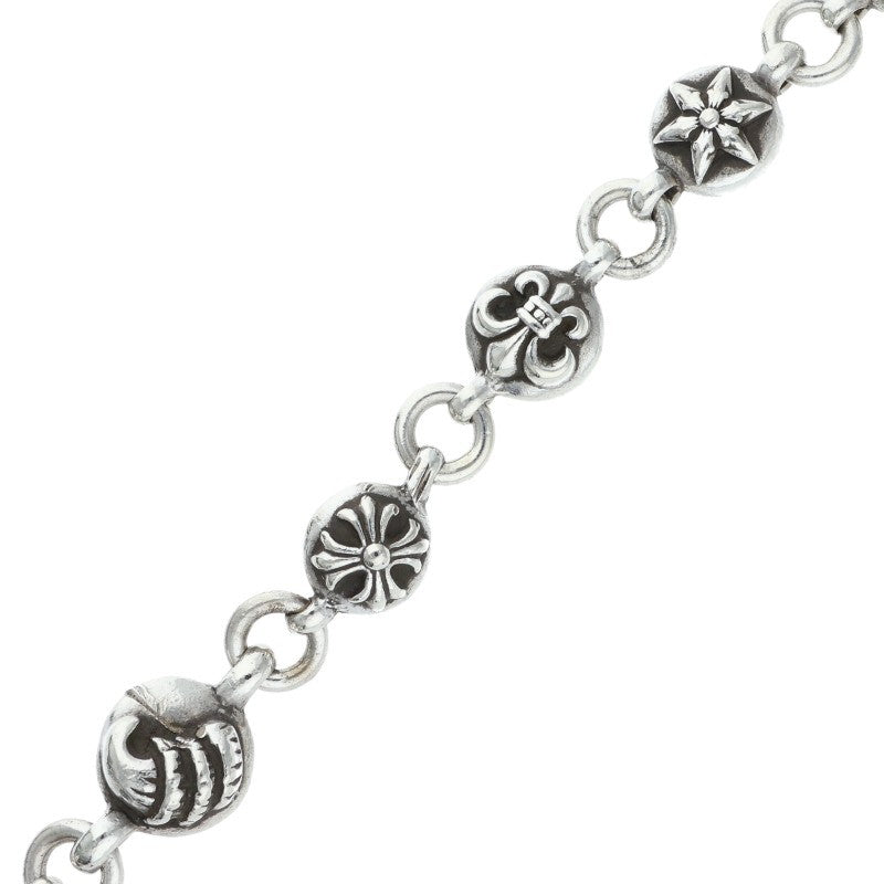Chrome Hearts 2 Clip #2 Multiball Long Wallet Size Silver