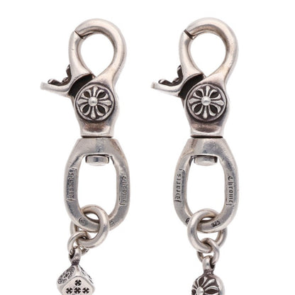 Chrome Hearts Silver Short 2 Clip Dice Cross Size ONE SIZE