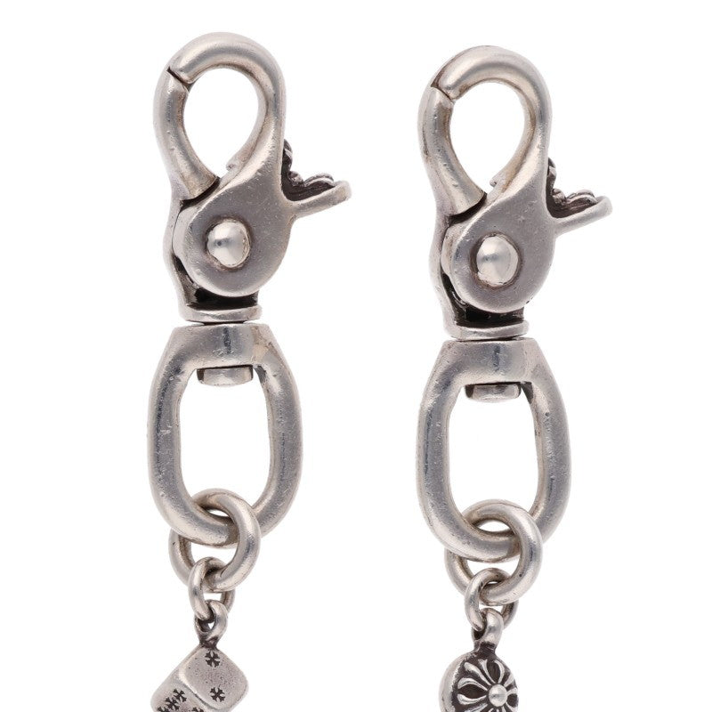 Chrome Hearts Silver Short 2 Clip Dice Cross Size ONE SIZE
