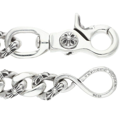 Chrome Hearts Silver 1 Clip Short Fancy Wallet Size ONE SIZE