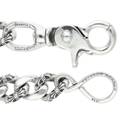 Chrome Hearts Silver 1 Clip Short Fancy Wallet Size ONE SIZE