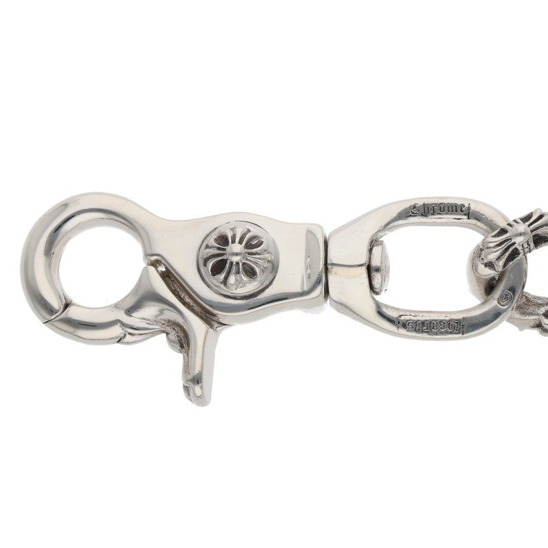 Chrome Hearts Silver 2 Clip Short Fancy Wallet Size ONE SIZE