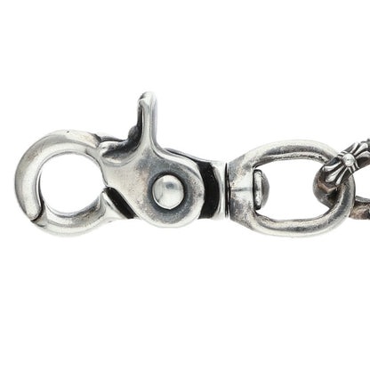 Chrome Hearts 2 Clip Short Fancy Silver Wallet