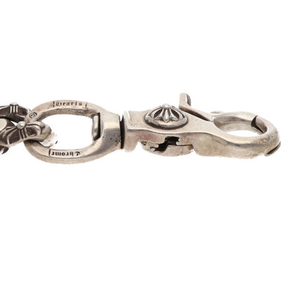 Chrome Hearts 2 Clip Short Fancy Silver Wallet Size ONE SIZE