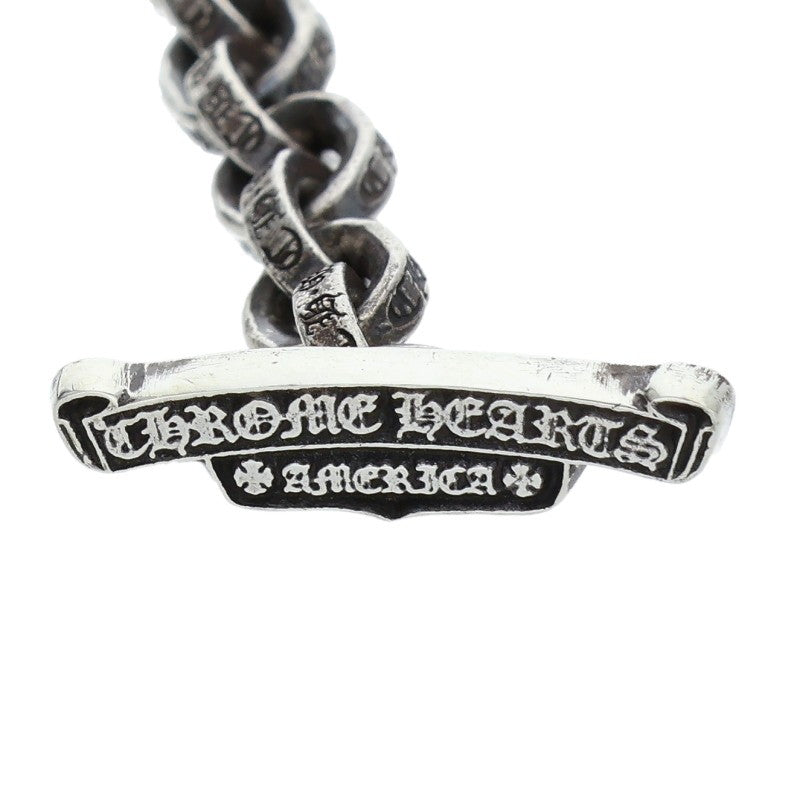Chrome Hearts T-Bar Paper Chain Silver Wallet Size ONE SIZE