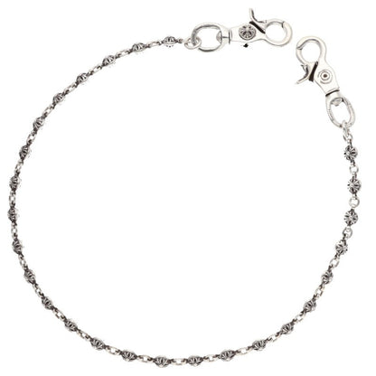 Chrome Hearts 2-Clip Long #1 Cross Ball Silver