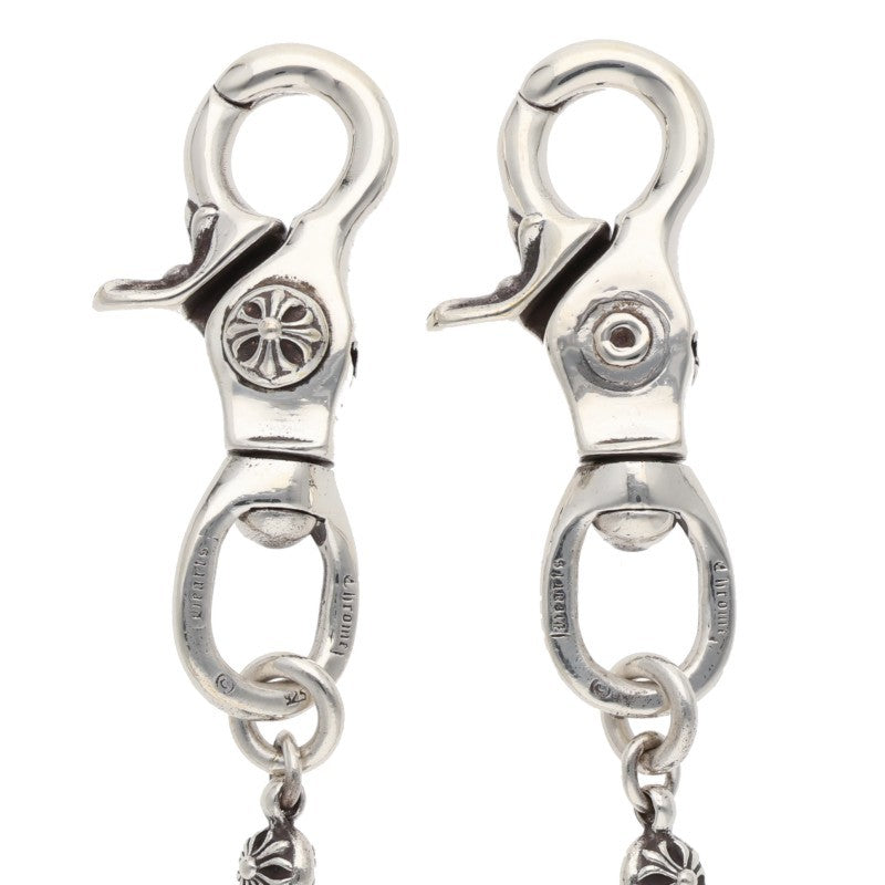 Chrome Hearts 2-Clip Long #1 Cross Ball Silver