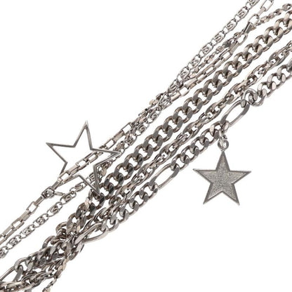 H.HYSTERIC GLAMOUR Silver Star Wallet Chain Size ONE SIZE