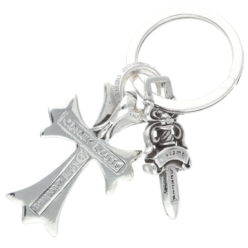 Chrome Hearts Small CH Cross #5 Dagger Keyring