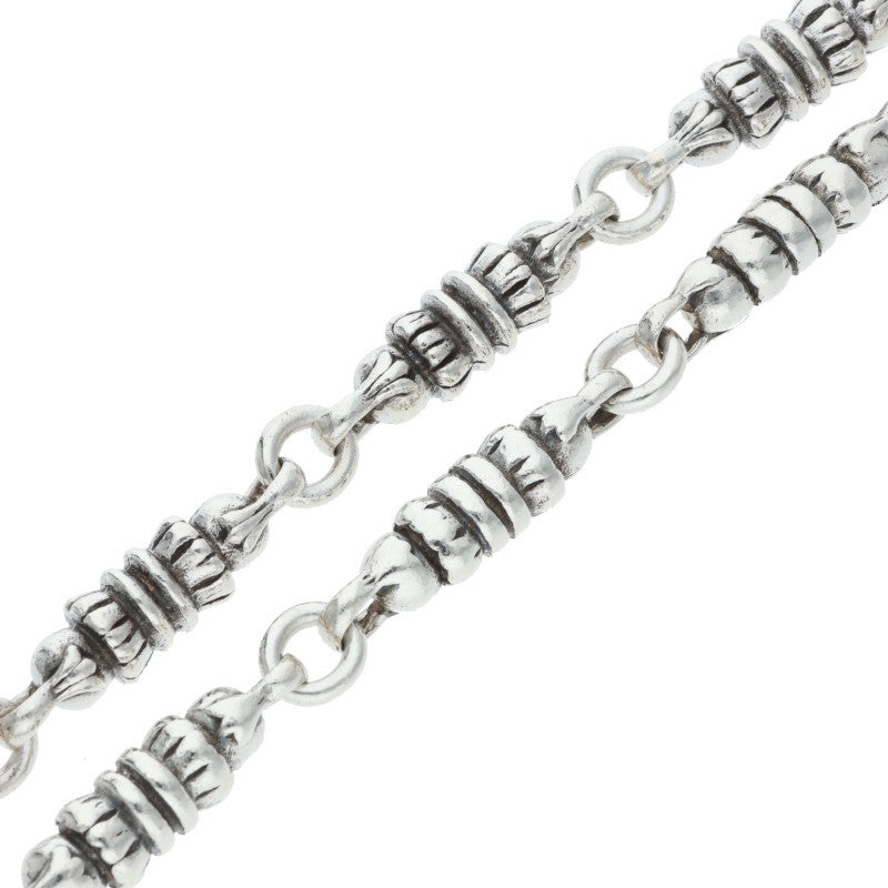 Chrome Hearts 2 Clip Long Barrel Link Silver Size ONE SIZE