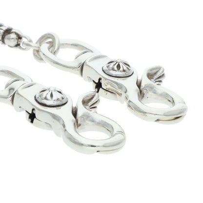 Chrome Hearts 2 Clip Long Barrel Link Silver Size ONE SIZE