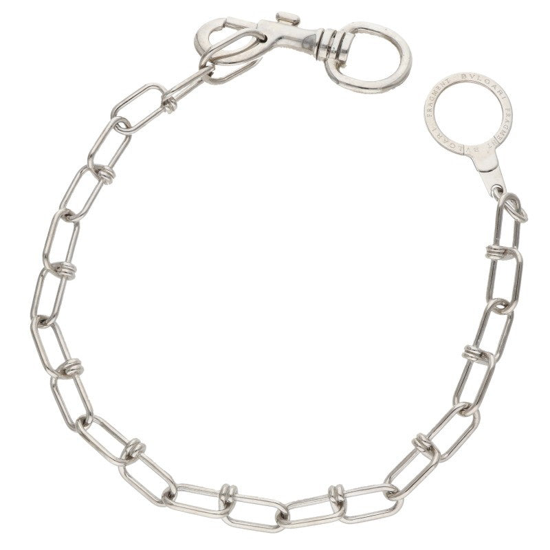 BVLGARI Stainless Steel Wallet Chain Silver Size ONE SIZE